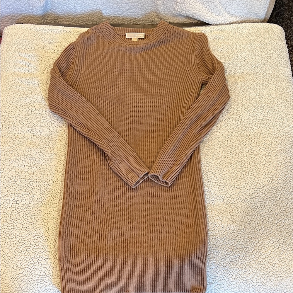 Michael Kors long sleeve sweater dress
